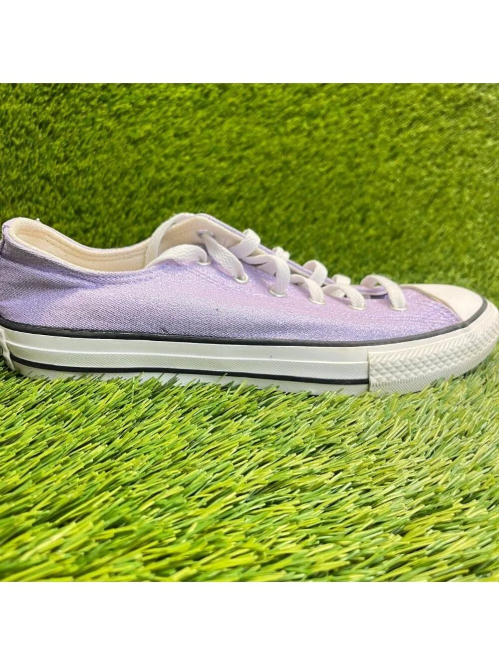 Converse Chuck Taylor All Star Low Girls Size 6Y Purple Athletic Shoes Sneakers